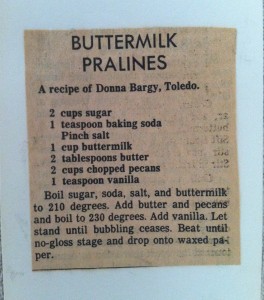 Buttermilk Pralines