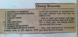 Chewy Brownies