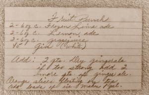 Fruit Punch with Gin